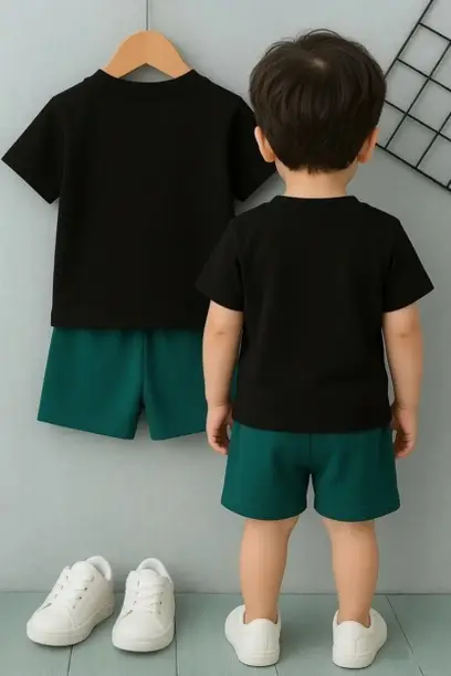 Boys Casual T-shirt Shorts (Multicolor) - Image 3