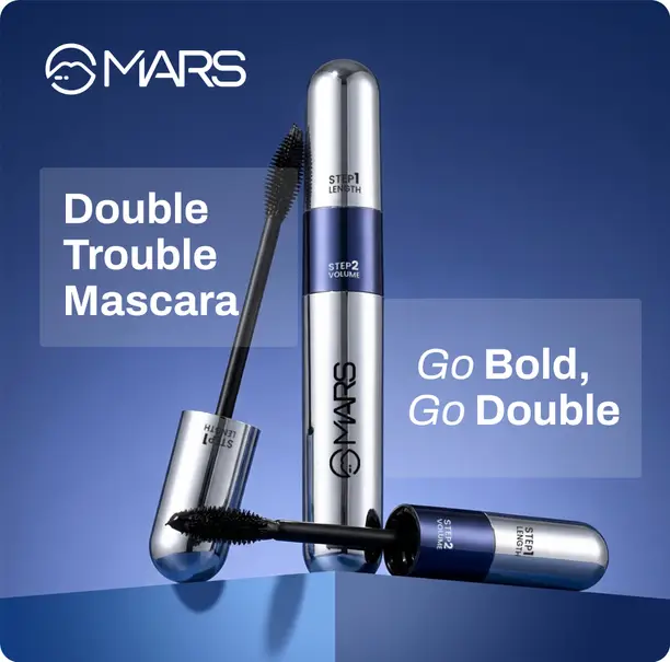 MARS 2in1 Volumizing and Lengthening Long Lasting Mascara 15 ml - Image 2